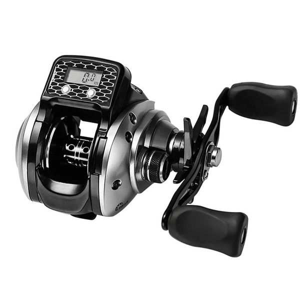 

digital display fishing reel 6.3:1 16+1bb baitcasting with larger ceramic line reels