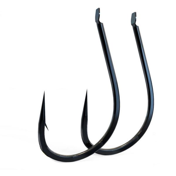 

fishing hooks 30pcs/box barbed black circle high carbon steel sharpened bait tackle strong fishhook crooked mouth izu