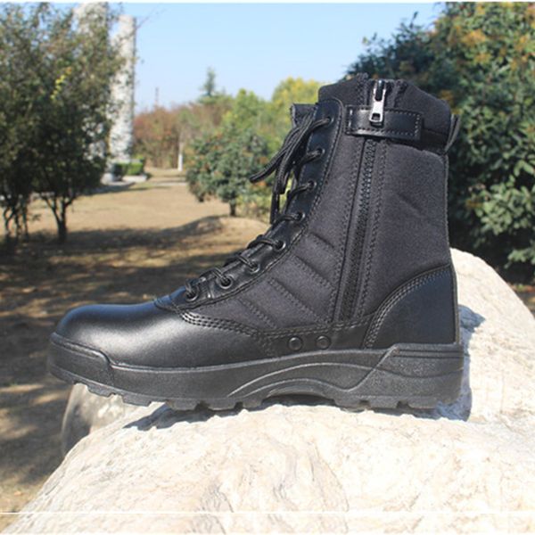 SWAT New Us Stivali di pelle militari per uomo Combat Bot Stivali tattici di fanteria Askeri Bot Army Bots Army Shoes Desert Work Boots