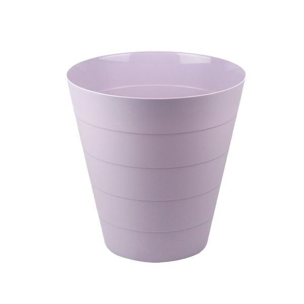 

waste bins round storage bucket paper basket 8l pp indoor outdoor large capacity dust bin space saving easy clean solid home office