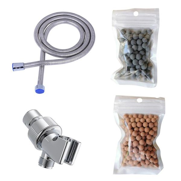 

shower head replacement beads filter energy anion mineralized negative ions ceramic balls bathroom water purification dropship bath accessor