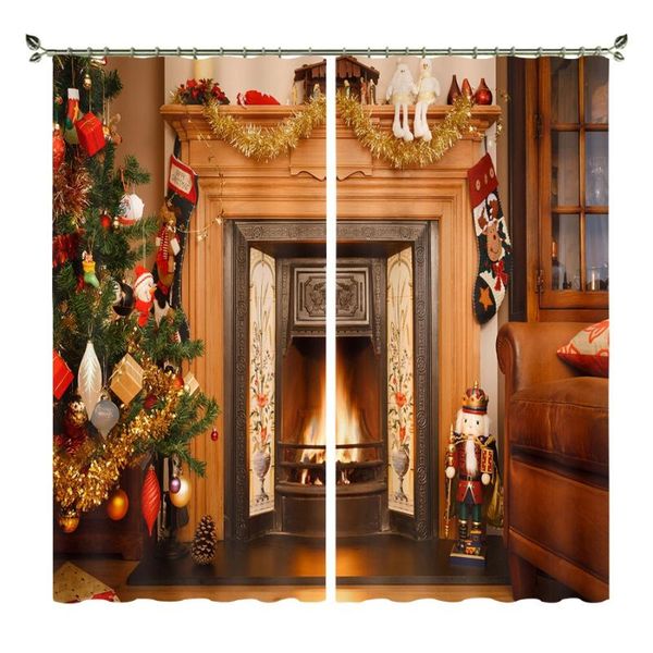 

curtain & drapes babson church fireplace decoration 3d digital printing diy advanced custom po