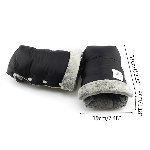 

stroller parts & accessories 57ee winter warm gloves mittens pushchair hand muff waterproof pram