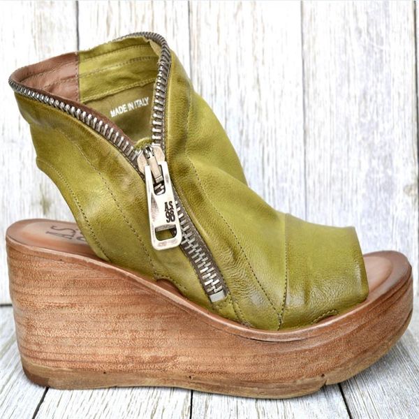 

sandals 2021 fashion selling casual women's wedge high heels women shoes summer party platform, Black