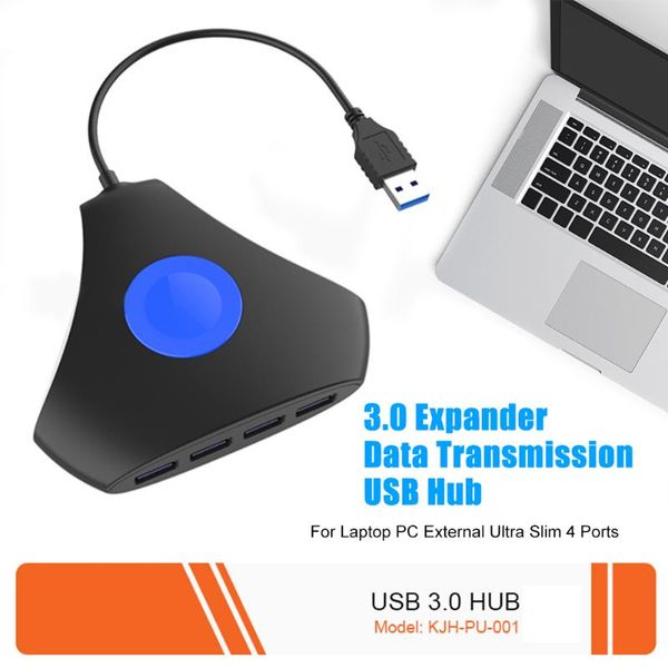 

hubs usb hub 3.0 external adapter splitter 4 ports for lappc portable ultra slim