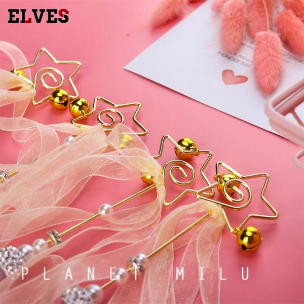 

beauty interactive cat teaser wand toy with star attachment fairy tassels bell pet exercise training teasing supplies toys