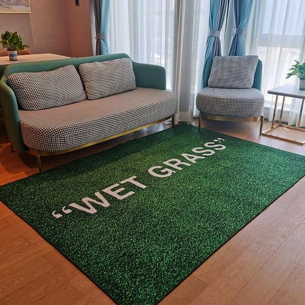 

carpets modern bedroom living room floor mat carpet bedside non-slip felt home decoration