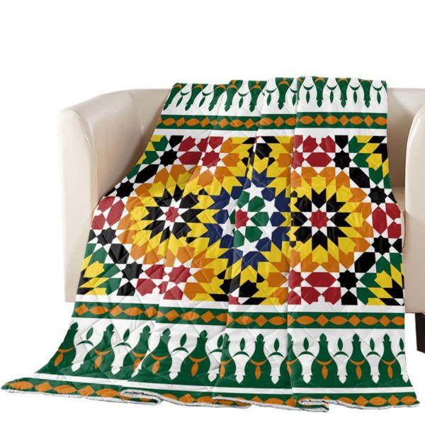 

comforters & sets artistic colors flowers star print summer quilt polyester air-conditioning comforter soft blanket bedspread bed cover