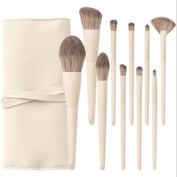 

makeup brushes brush 10pcs make up morandi color full set cosmetic professional
