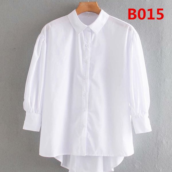 

stylish women long shirt spring 21 22 new fashion white and black blouse modern lady loose long sleeve shirts b015, Gray;blue