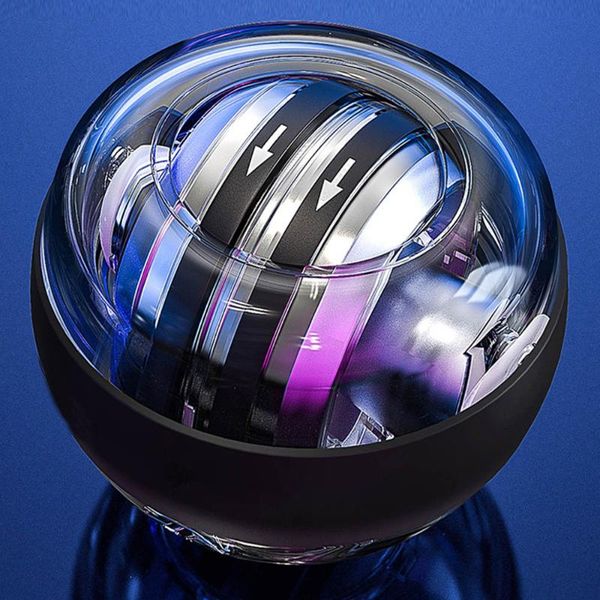 

outdoor pads led gyroscopic powerball autostart range gyro power wrist ball with counter arm hand muscle force trainer fitness equipment