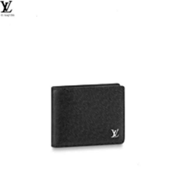 

chain brand leather designer clutches luxury long lv7h compact m30295 real embossed taga wallet leather wallets multiple purse wallet men ev, Red;black