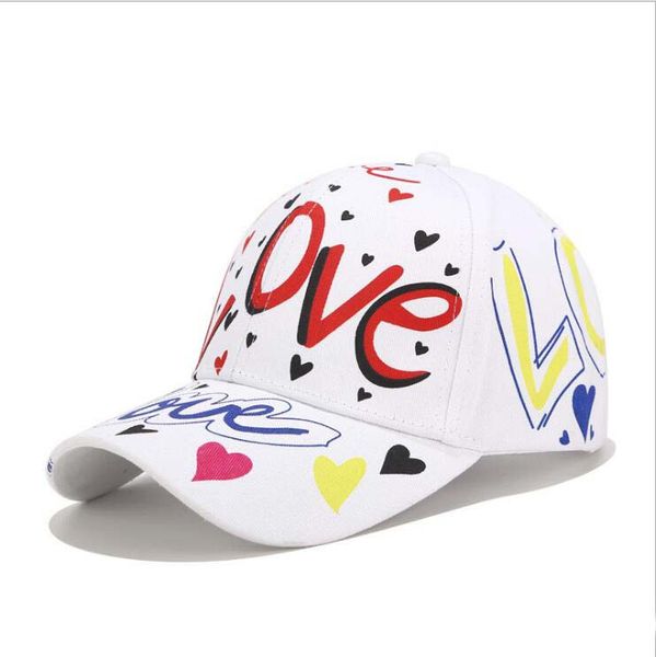 

very good cross-border cool new couple caps hats gsmb081a fashion personality graffiti women outdoor sunshade baseball hat ball cap, Blue;gray