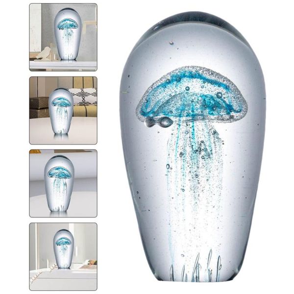 

novelty items 1pc exquisite jellyfish sculpture crafts deskornament modern simple