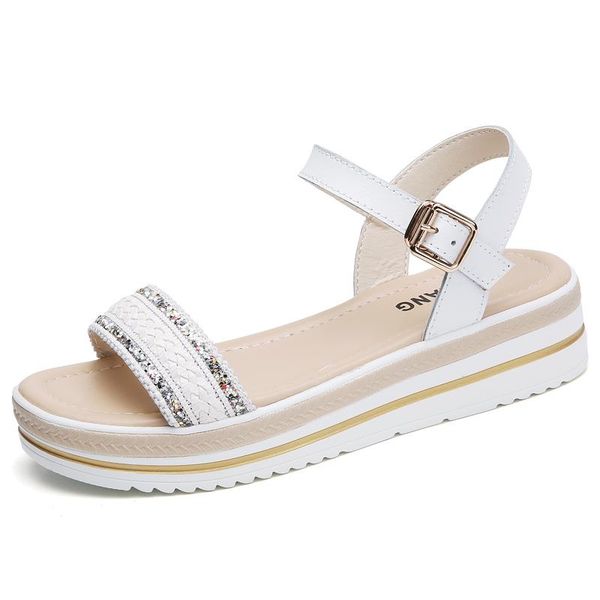 

dress shoes summer sandals women flat heels sell well fashion casual beach, Black