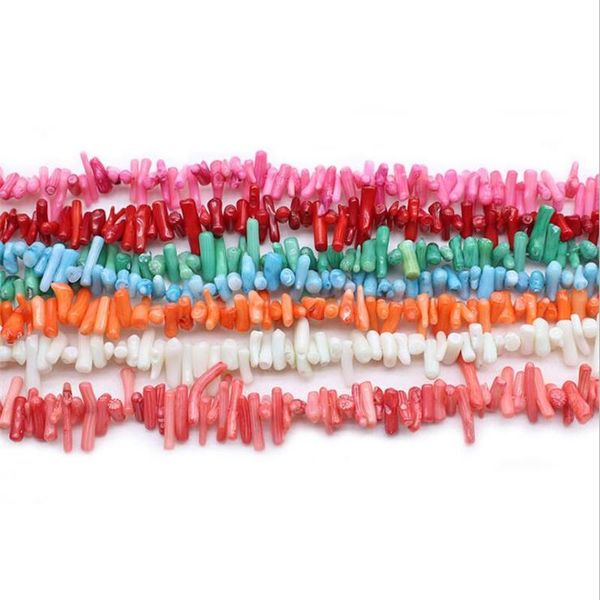 

other pink red coral irregular gravel beads natural 1strand orm chips stone jewelry bracelet making diy accessories gifts