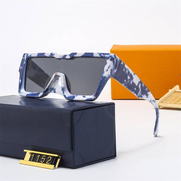 Großhandel Luxus-Sonnenbrillen Polaroid-Linse Designer Damen Herren Goggle Senior Brillen für Damen Brillengestell Vintage Metall Sonnenbrille mit Box