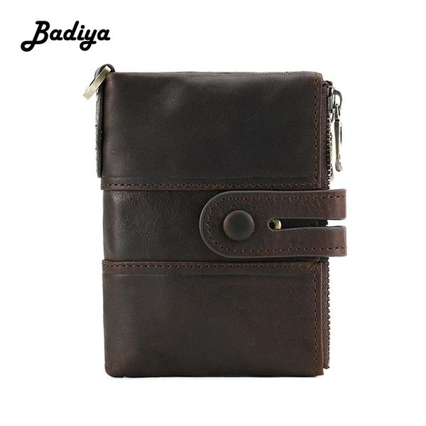 

wallets vintage men wallet multifunction rfid genuine leather clutch bag multi-card slots id card holder casual male short coin purse, Red;black