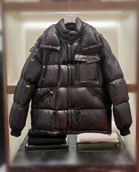

mens down winter jacket men women classic casual coats fashion stylist outdoor warm jackets coat, Black