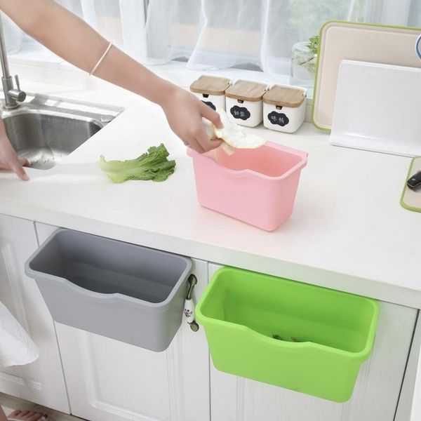 

waste bins wall mounted trash can cabinet hanging bin kitchen deskdustbin garbage rubbish car storage bucket holder