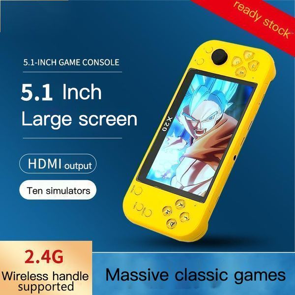 

large screen arcade rocker wireless 2.4g handle hand-held gaming device portable players game