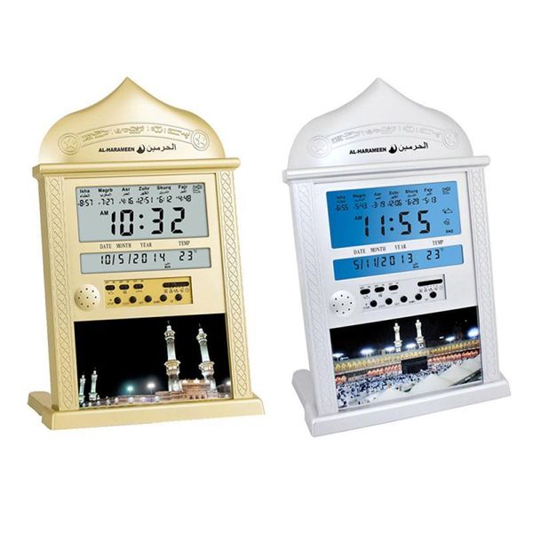 

islamic muslim prayer azan athan alarm wall table clock home decor gifts other clocks & accessories