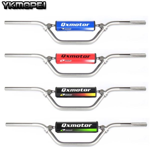

handlebars 22mm middle rise pro taper handlebar motorcycle dirt bike atv cross fat bar mx aluminum handelbar with pads