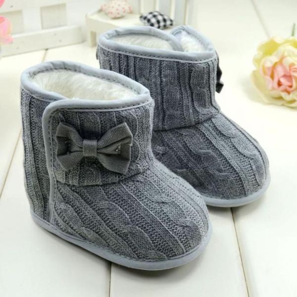

first walkers 2021 baby bowknot soft sole winter warm shoes boots bfof