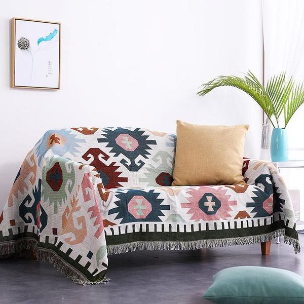 

blankets vintage knitting sofa blanket for couch decorative slipcover bedspread travel plane picnic mat xt200