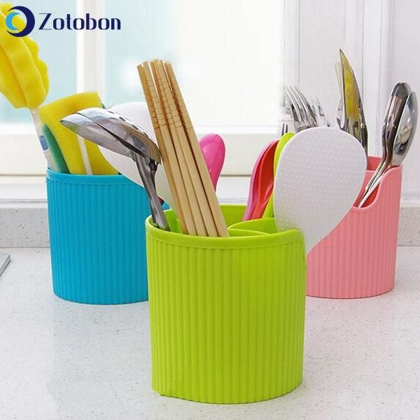 

kitchen storage & organization zotobon tools multi-function chopsticks spoon drain rack tube cutlery holder m97