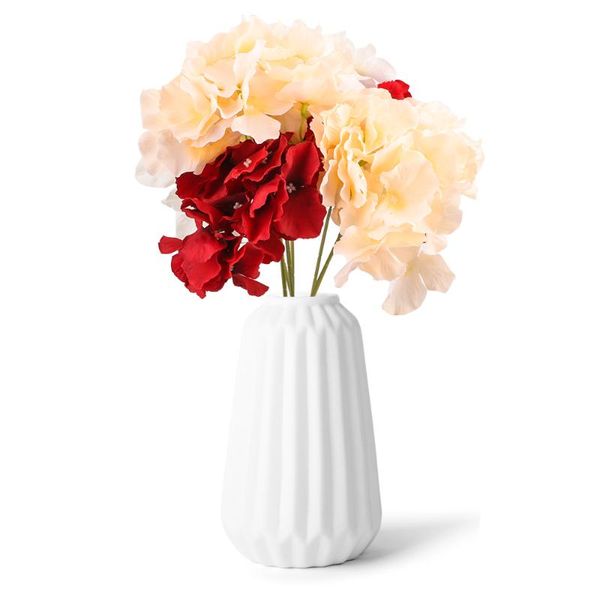 

decorative flowers & wreaths 2 bunches artificial flower silk hydrangea head for wedding party home decoration diy wreath gift box multi col