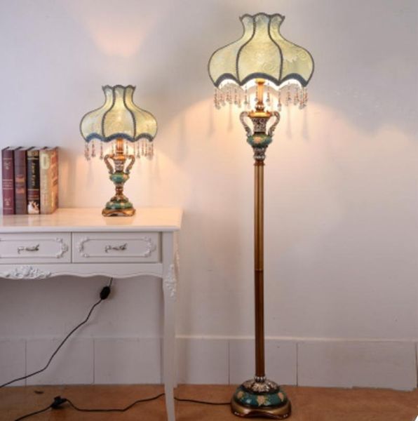 

american country style led floor lamp vintage 110 220v lighting el living room lamps