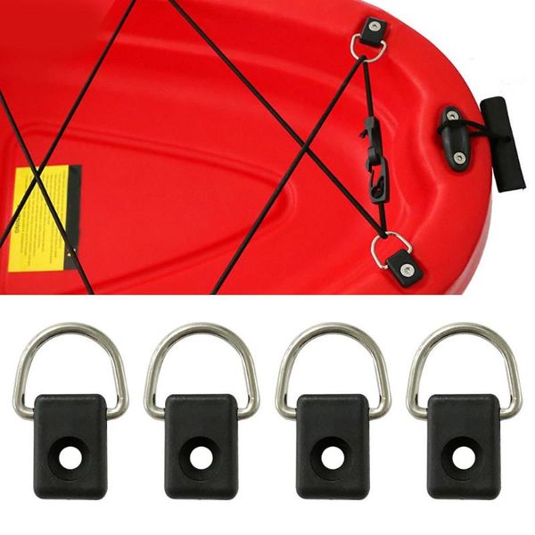 

pieces kayak d rings fitting fishing rigging bungee kit accessory for boat canoe ring tie down rafts/inflatable boats