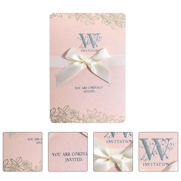 

greeting cards 6pcs creative wedding invitation paper card romantic party