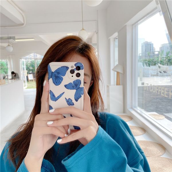 

blue huawei mobile phone case p40pro/40 mobile phone protective cover ip xr/8plus