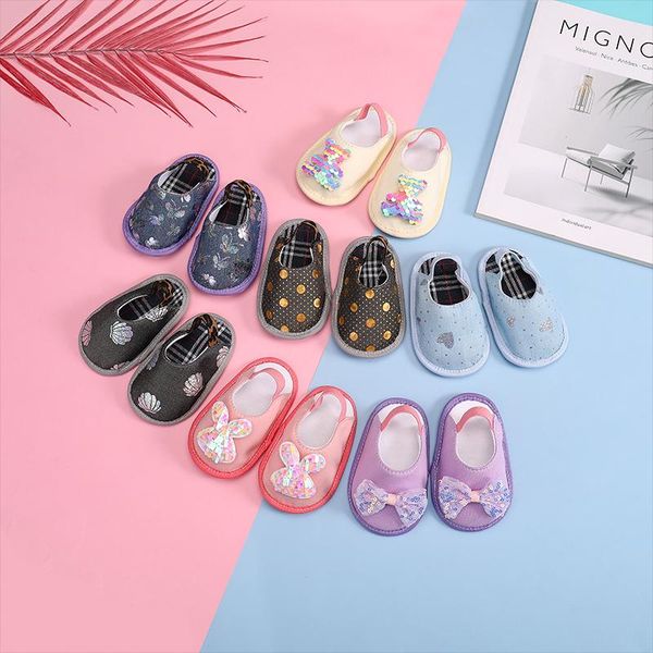 

first walkers [simfamily]baby slippers born shoes boy girl infant toddler baby footwear cotton soft anti-slip sole