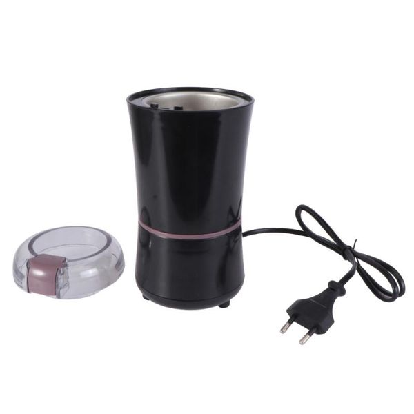 

manual coffee grinders mini bean grinder stainless steel electric spice grain home grinding milling machine (plug)