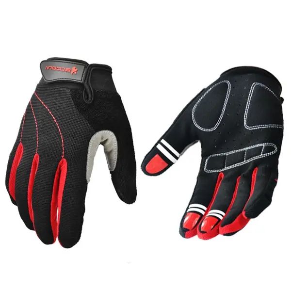 

outdoor riding gloves full finger bicycle glove - black&green xl, Blue;gray