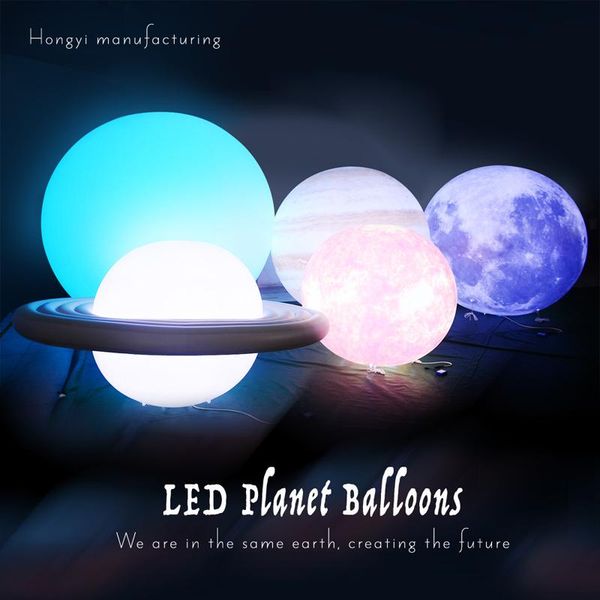 

sell well advertisement inflatable led planetary balloon series, moon, earth, jupiter, mars, saturn, , uranus, neptune party decoration