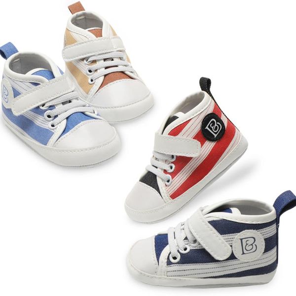 

first walkers canvas shoes baby infant boy with high cut born casual cotton cloth crib wholesaler