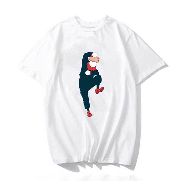 

men's t-shirts t-shirt of the cartoon men in shirt harajuku, White;black