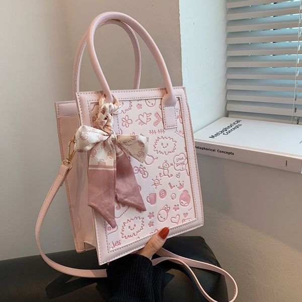 

factory direct sale 75% off embossed personalized silk scarf messenger 2021 new korean single shoulder women's vertical small square ba