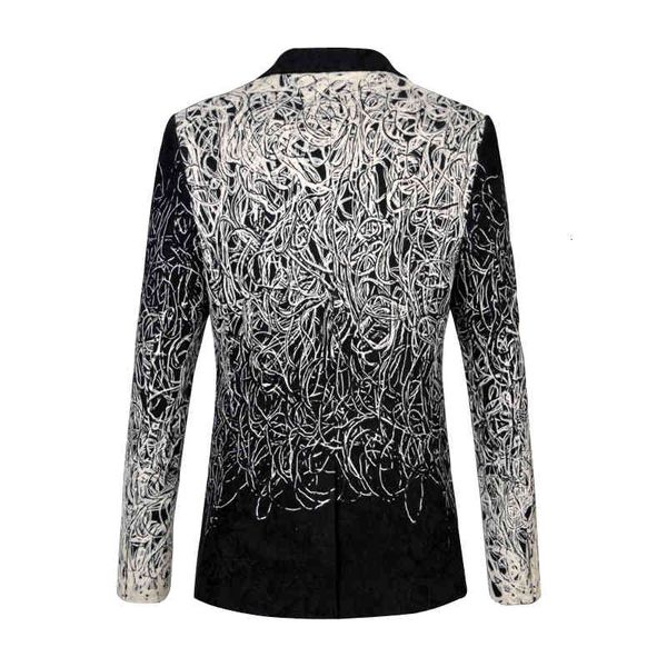 

men's suits & blazers casual male pyjtrl suit jacket whsr, White;black