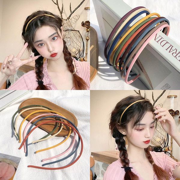 

hair accessories solid multi color simple design hairband for girls loveley elegant headwear elastic headband vintage women