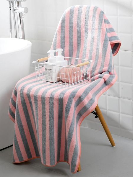 

towel 2021 towels women striped robes bath wearable dress ladies fast drying beach spa magical nightwear sleeping blanket