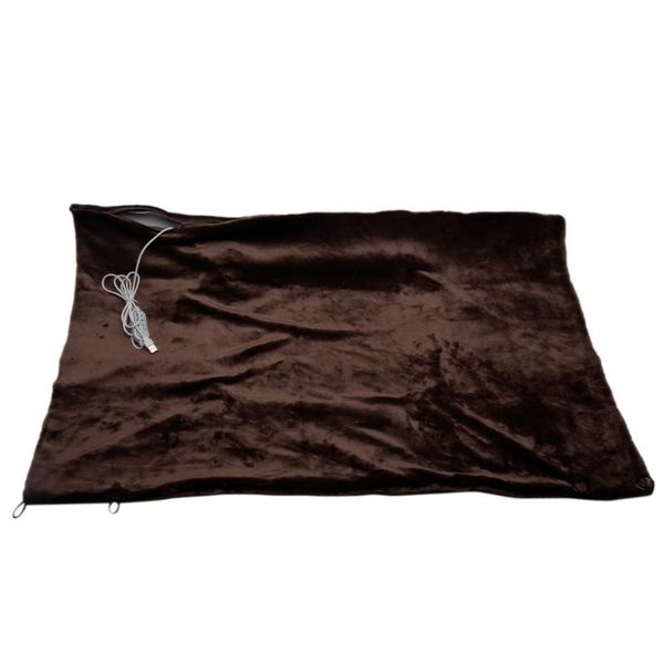 

heated shawl adjustable temperature electric lap blanket plush throw solid winter warm timing camping neck shoulder travel scarves, Blue;gray