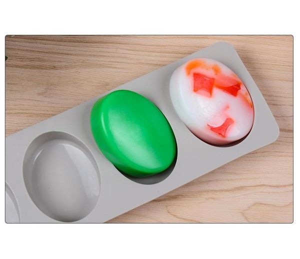 craft tools oval soap mold silicone form 3d diy making mould flexible supplies