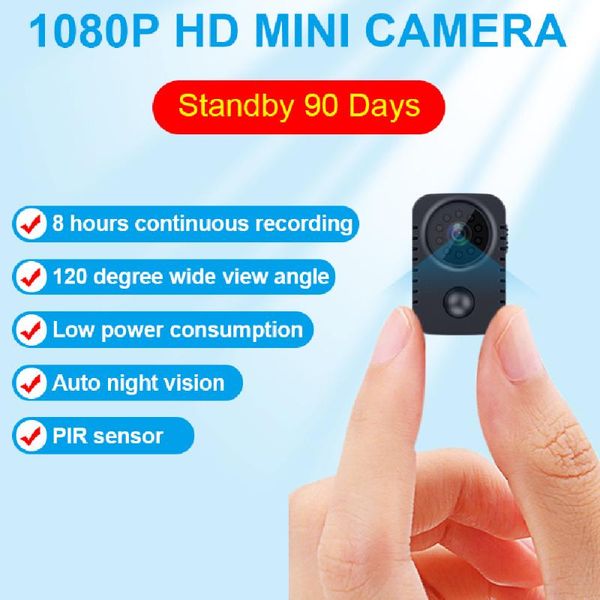 

mini cameras md29 camera pir motion detection low power hd 1080p sensor night vision camcorder dvr micro sport dv video small cam