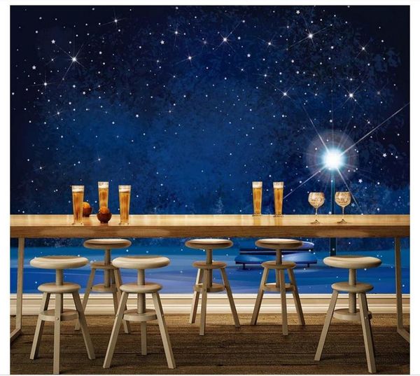 

wallpapers po wallpaper custom 3d murals wall paper white clouds star moon living room background home decoration painting
