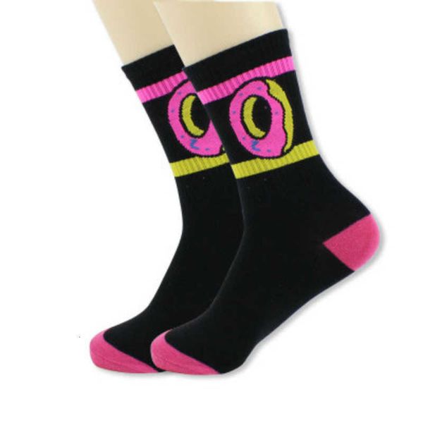 

socks lovers stockings hip hop skateboard odd future donut geometric ofwgkta men male meias tyler the creator sock female size 4 color, Black